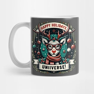 Festive Rudolph Greetings - Christmas in Style Mug